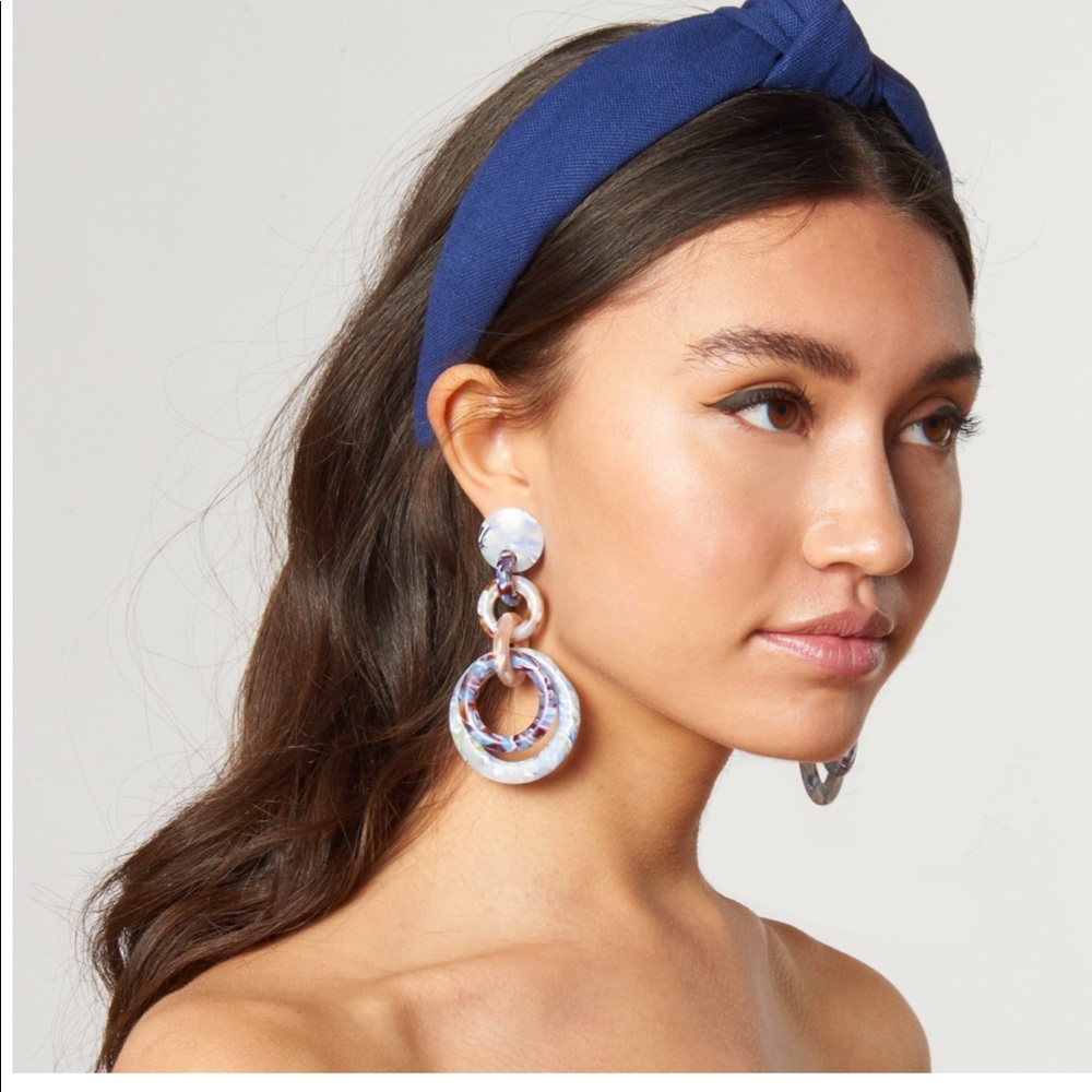 Lele sadoughi navy headband